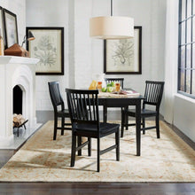 Load image into Gallery viewer, Homestyles Arts &amp; Crafts Black 5 Piece Dining Set