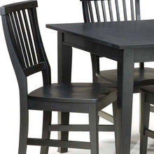 Load image into Gallery viewer, Homestyles Arts &amp; Crafts Black 7 Piece Dining Set