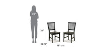 Load image into Gallery viewer, Homestyles Arts &amp; Crafts Black Dining Chair Pair