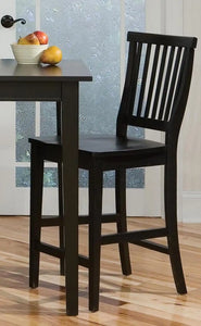 Homestyles Arts & Crafts Black Counter Stool