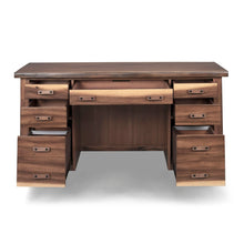 Load image into Gallery viewer, Homestyles Forest Retreat Brown Pedestal Desk