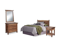 Load image into Gallery viewer, Homestyles Forest Retreat Brown Queen Bed, Nightstand, Chest, and Mirror