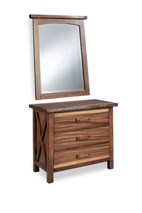 Homestyles Forest Retreat Brown Chest and Mirror