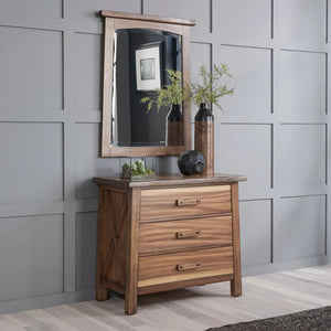Homestyles Forest Retreat Brown Chest and Mirror