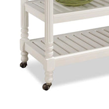 Load image into Gallery viewer, Homestyles General Line Off-White Kitchen Cart