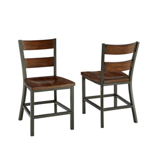 Homestyles Cabin Creek Brown Dining Chair (Set of 2)