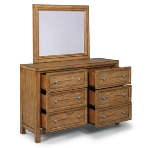 Homestyles Sedona Brown Dresser with Mirror