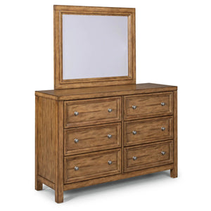 Homestyles Sedona Brown Dresser with Mirror