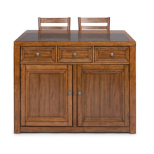 Load image into Gallery viewer, Homestyles Sedona Brown 3 Piece Kitchen Island Set