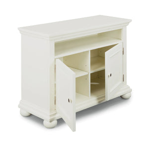 Homestyles Dover Off-White Entertainment Stand