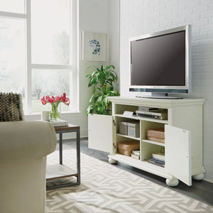 Homestyles Dover Off-White Entertainment Stand