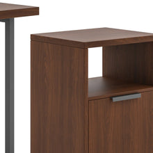 Load image into Gallery viewer, Homestyles Merge Brown Desk with File Cabinet