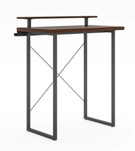 Homestyles Merge Brown Standing Desk with Monitor Stand