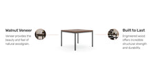 Load image into Gallery viewer, Homestyles Merge Brown Square Table