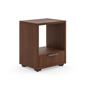 Homestyles Merge Brown Queen Bed with Nightstand