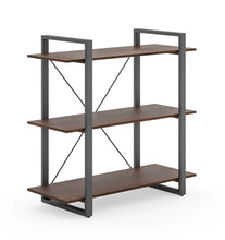 Load image into Gallery viewer, Homestyles Merge Brown Three-Shelf Bookcase