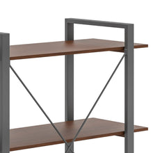 Load image into Gallery viewer, Homestyles Merge Brown Three-Shelf Bookcase