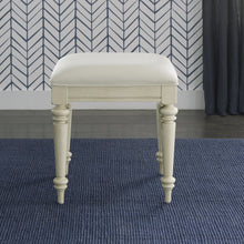 Load image into Gallery viewer, Homestyles Provence Off-White Vanity Bench
