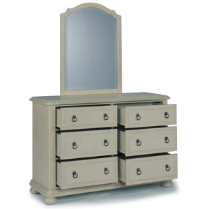 Homestyles Provence Off-White Dresser with Mirror