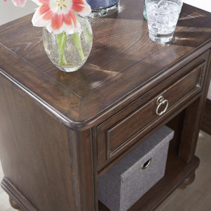 Homestyles Southport Brown Nightstand