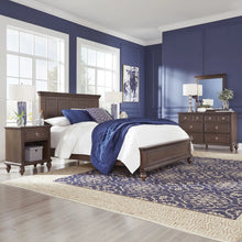 Load image into Gallery viewer, Homestyles Southport Brown Queen Bed, Nightstand and Dresser with Mirror