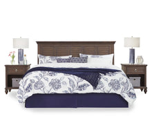 Load image into Gallery viewer, Homestyles Southport Brown King Headboard and Two Nightstands