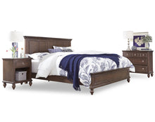 Load image into Gallery viewer, Homestyles Southport Brown King Bed, Nightstand and Chest
