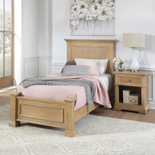 Load image into Gallery viewer, Homestyles Manor House Brown Twin Bed and Nightstand