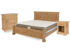 Homestyles Manor House Brown King Bed, Nightstand and Chest