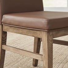 Load image into Gallery viewer, Homestyles Big Sur Brown Dining Table and 4 Upholstered Chairs