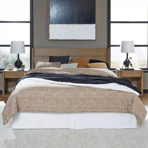Homestyles Big Sur Brown King Headboard and Two Nightstands
