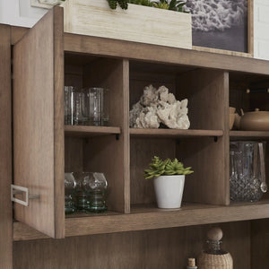 Homestyles Big Sur Brown Buffet with Hutch