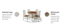Load image into Gallery viewer, Homestyles French Countryside Off-White 5 Piece Dining Set