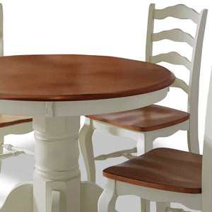 Homestyles French Countryside Off-White 5 Piece Dining Set