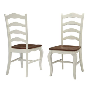 Homestyles French Countryside Off-White Dining Chair Pair