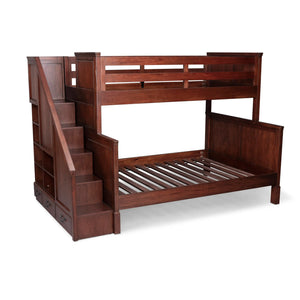 Homestyles Aspen Brown Twin Over Full Bunk Bed