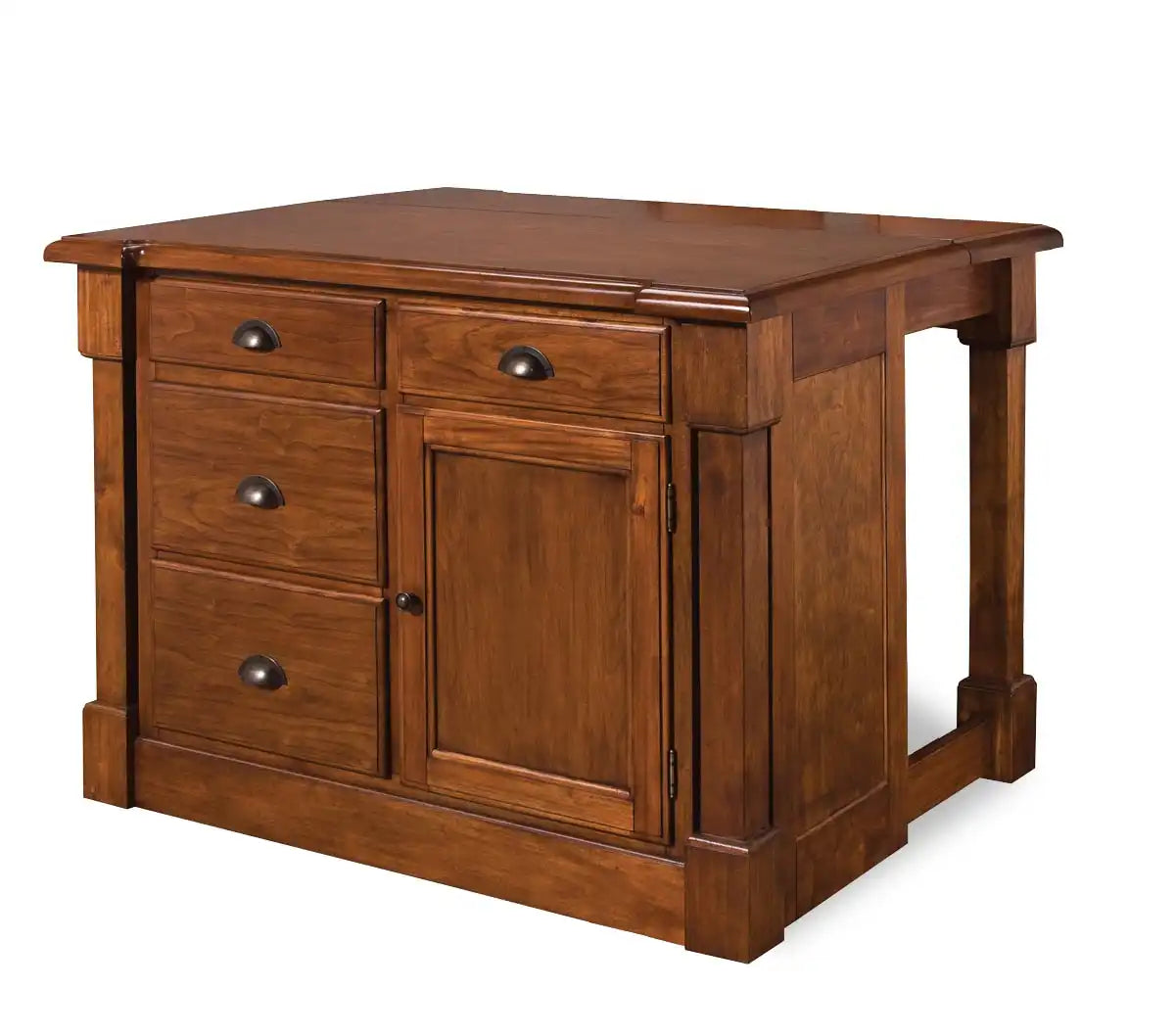 Homestyles Aspen Brown Kitchen Island