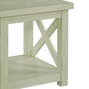 Homestyles Seaside Lodge Off-White End Table