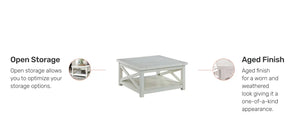 Homestyles Seaside Lodge Off-White Coffee Table