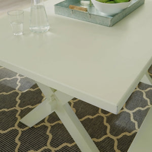 Homestyles Seaside Lodge Off-White Dining Table