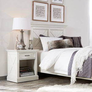 Homestyles Seaside Lodge Off-White Twin Headboard