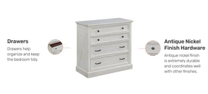 Homestyles Seaside Lodge Off-White Chest