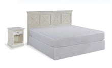 Load image into Gallery viewer, Homestyles Seaside Lodge Off-White King Headboard and Nightstand