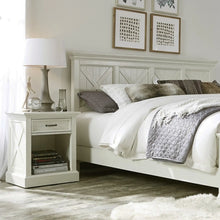 Load image into Gallery viewer, Homestyles Seaside Lodge Off-White King Headboard and Nightstand