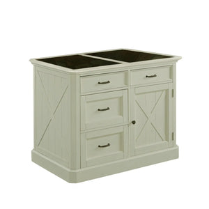 Homestyles Seaside Lodge Off-White Kitchen Island