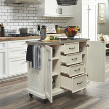 Load image into Gallery viewer, Homestyles Seaside Lodge Off-White Kitchen Cart