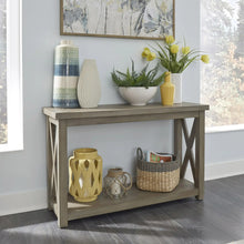 Load image into Gallery viewer, Homestyles Mountain Lodge Gray Console Table