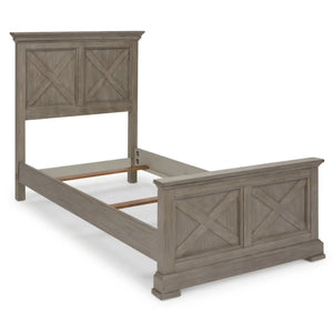 Homestyles Mountain Lodge Gray Twin Bed