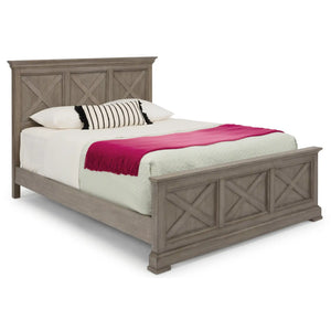 Homestyles Mountain Lodge Gray Queen Bed