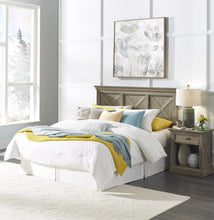 Load image into Gallery viewer, Homestyles Mountain Lodge Gray Queen Headboard and Nightstand